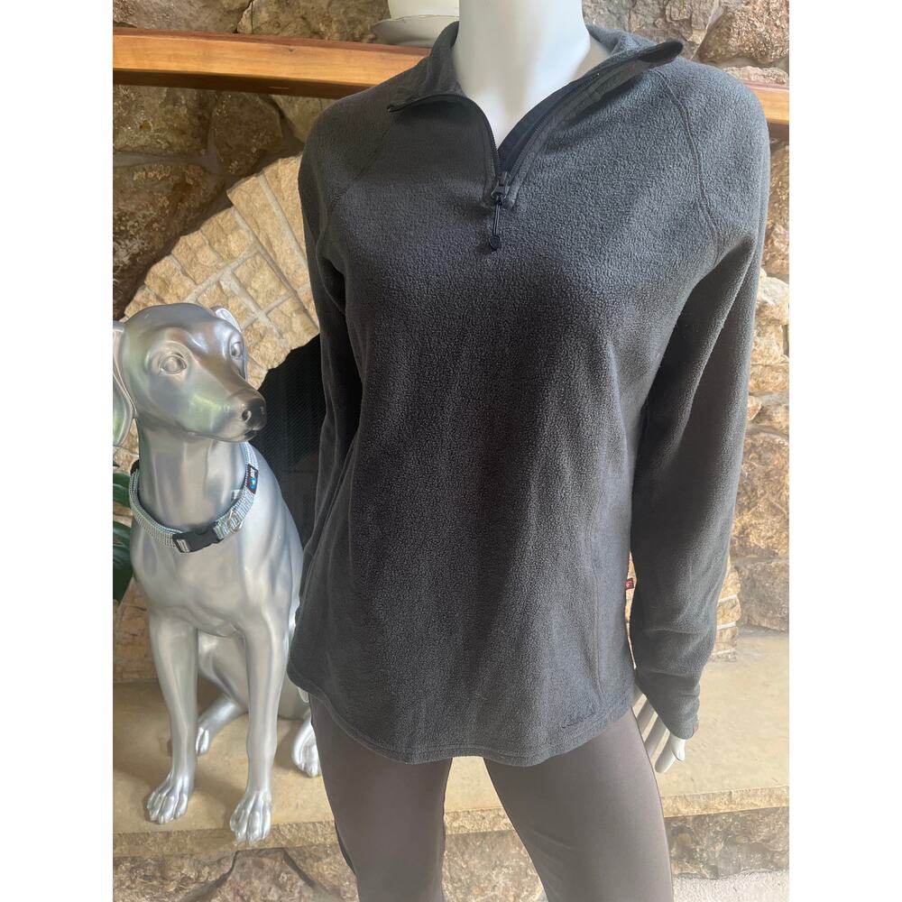 Cabelas Primaloft XPG 1/4 Zip Gray Fleece Pullover Jacket Women's Size M